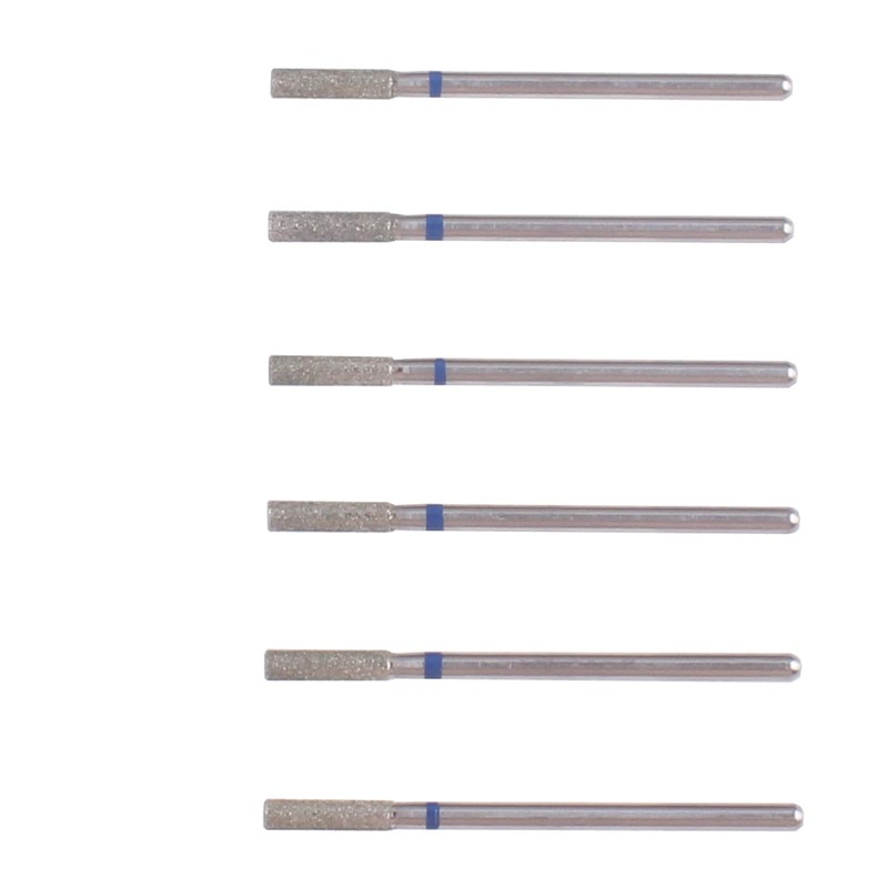 MZCMSL Barrel Cuticle Nail Drill Bit Set with Case, 6pcs