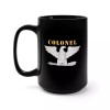 MIP Black Mug 15oz - Army - Colonel X 300