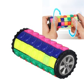 Boxwizard Cylinder Puzzle Toy, 7 Layers, Relaxing, Stress, Anxiety Relief, Spinning Slide, Thinking Sports Puzzle Toy Kids