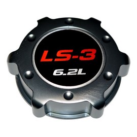 VMS RACING GUNMETAL OIL CAP LS3 6.2L in Billet Aluminum Compatible with Chevy Camaro SS 10-15 2010-2015