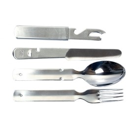Relags German armed forces cutlery, the original, in self-service packaging, silver, one size