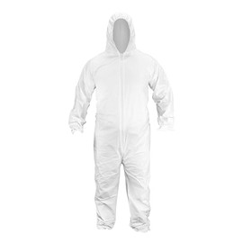 SAS Safety Corp Gen-Nex Hooded Professional Grade Coverall | Zipper Front, Elastic Wrist & Ankle Cuffs, Microporous Polyethylene Full Pullover Hood | Work Coveralls for Medical, Painting, Automotive