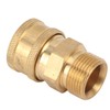 2Pcs Pure Copper M22 High Pressure Washer Fitting Adapter 3/8