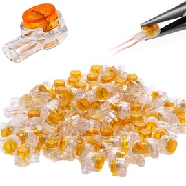CTRICALVER Scotchlock UY Connector for Telephone Wire Binding Connector 2 Port/2 Core 100 Pack