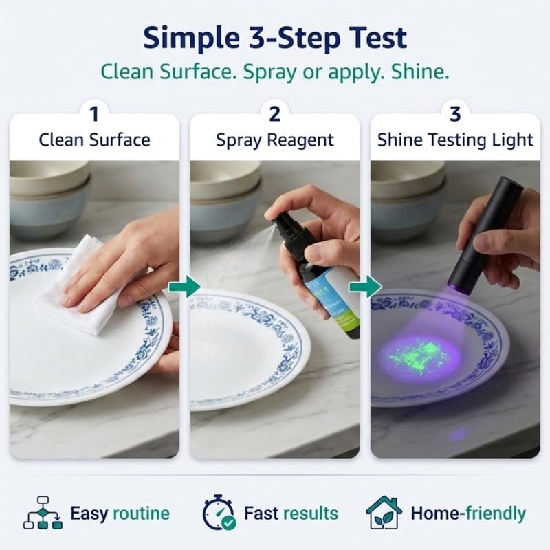 Lead Test Kit for Dishes and Home, Lead Paint Test