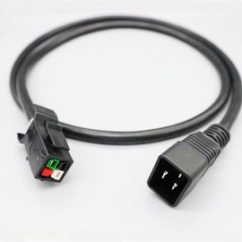 AltairTech.io IEC C20 to P13 Heavy Duty Power Cord, 3 ft, 12 AWG, 20A