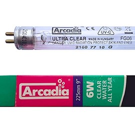 Arcadia FG06 Pond Ultra Clear UVC Replacement Lamp 6 W