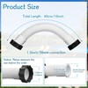 Eboot 16 Inch Pool Pump Hoses for Above Ground Pools