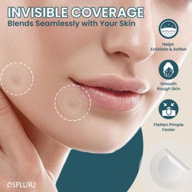 SPLURJ MAGIC PATCH - Pimple Patches - Invisible Fast-Acting Acne Spot Treatment for Face & Body - Skin Care Patch for Treating Pimples, Blackheads & Zits - Vegan Hydrocolloid - 60 Pore Patches