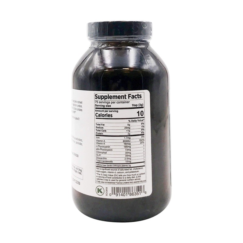 Pure Planet 100% Pure Spirulina Powder, 8 OZ