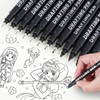 Calligraphy Pens, 12pcs Calligraphy Set For Beginners, Black Drawing Pen,