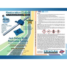 Inline Tube Replacement for 1968-72 Pontiac, GTO, Firebird Jack & Base Correct Blue Spray Paint 1pc