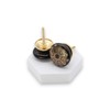 Infinity Decor Pack of 8 Emerald Black & Golden Floral