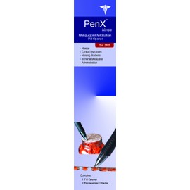 PenX - Nurse – Set 2RB - Multipurpose Medication Pill Opener - Retractable Blade - Non-Slip Grip