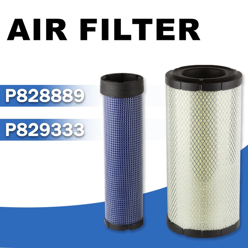 GETOPAUTO P828889 & P829333 Air Filters Set Compatible with Fleetguard