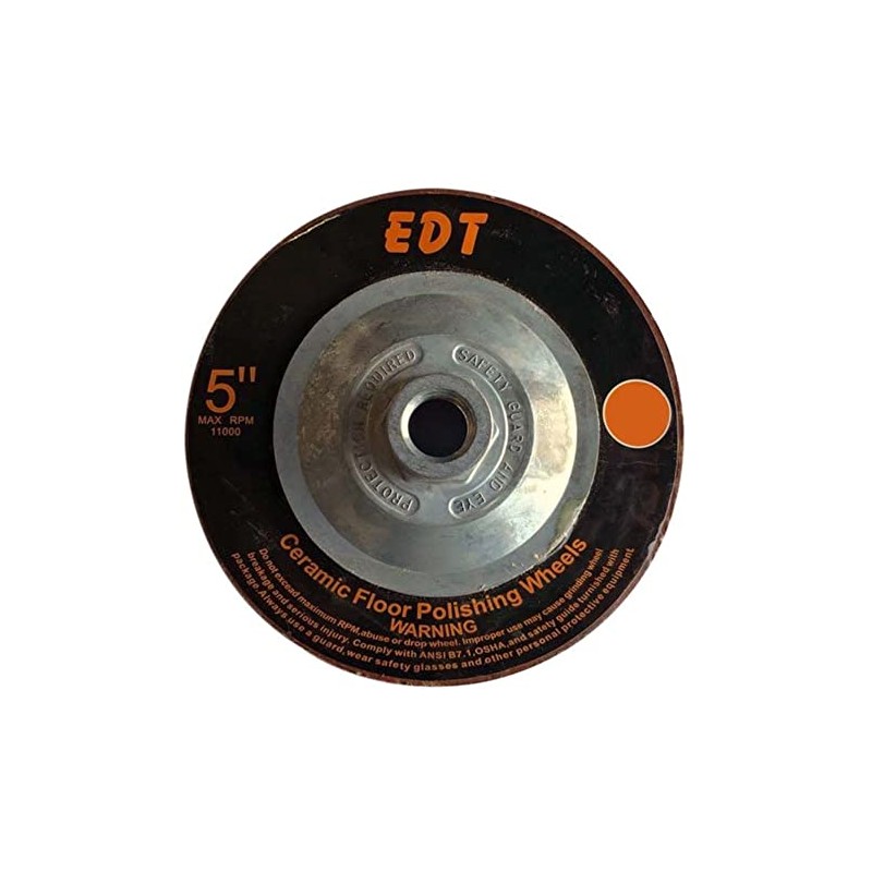 5" Transitional Ceramic Grinding Wheels for Concrete Polishing, #50 Grit,