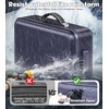 Fireproof Document Box, Hard Case Highly Flame-Resistant Fire Proof Waterproof