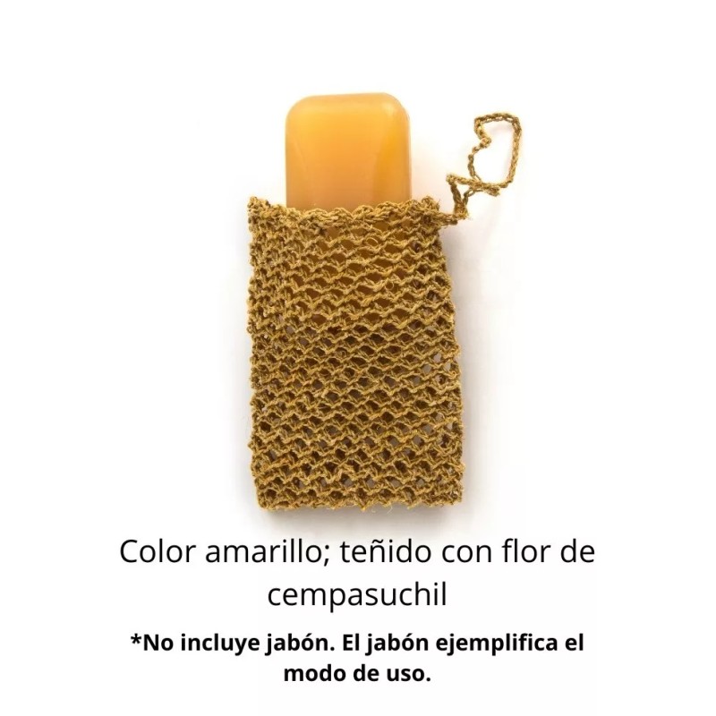 Corazón Verde 3 Estropajos Naturales Fibra (ixtle) Maguey