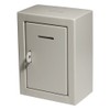 Metal Charity Collection Box Secure with Slot & Wall Mount