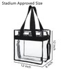 Flowfly Clear Bag Stadium Approved, Clear Beach Lunch Bag for