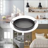 Hipiwe Set of 2 Industrial Style Metal Iron Serving Tray