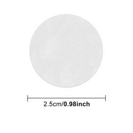 1 Inch White Lvory Round Wedding Biodegradable Tissue Paper Confetti, Circle Confetti Decorations for Balloons, Weddings, Celebration, Baby Shower Party, Ceremony, Birthday and Anniversary(8 Packages)