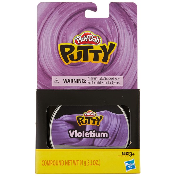 Play-Doh Putty Violetium Purple Putty for Kids 3 Years & Up, 3.2 oz Tin