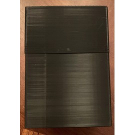 Storage Solutions 3DP Black Storage Box Holds 5x 10 oz Silver Bars In Standard Airtight Capsules