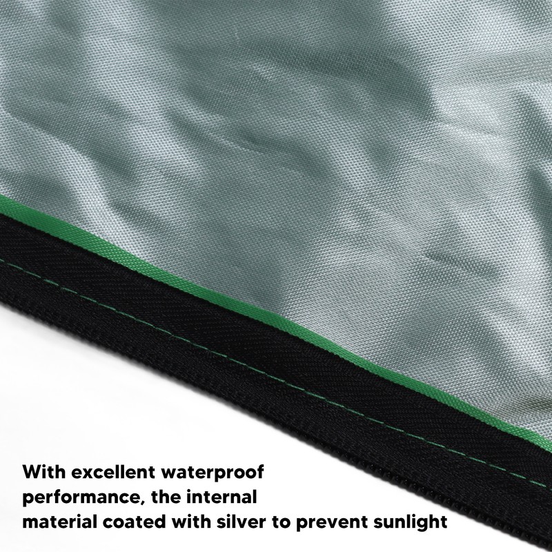 Green Large Removable Mattress Storage Bag 210D Silver Coated Waterproof