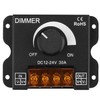 SUYOOULIN DC 12V-24V 30A LED PWM Dimming Controller Dimmer Switch,