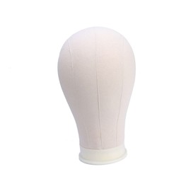 Canvas Head and Stand Canvas Mannequin Head 23 Inch Wig Head Canvas Holder Canvas Wig Head Display Mannequin Mannikin Head Bracket Model Manny Khaki Head Mannequin