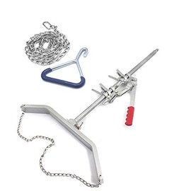 AAProTools Durable Baby Cow delivery Apparatus Calf Puller & OB Handle, Chain Veterinary Instruments for Dairy Farm
