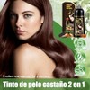 Shampoo para Canas, Hair Dye Shampoo 3 en 1 de