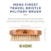 Kent MC4 Men's Hair and Beard Brush Kit: Exfoliating Natural
