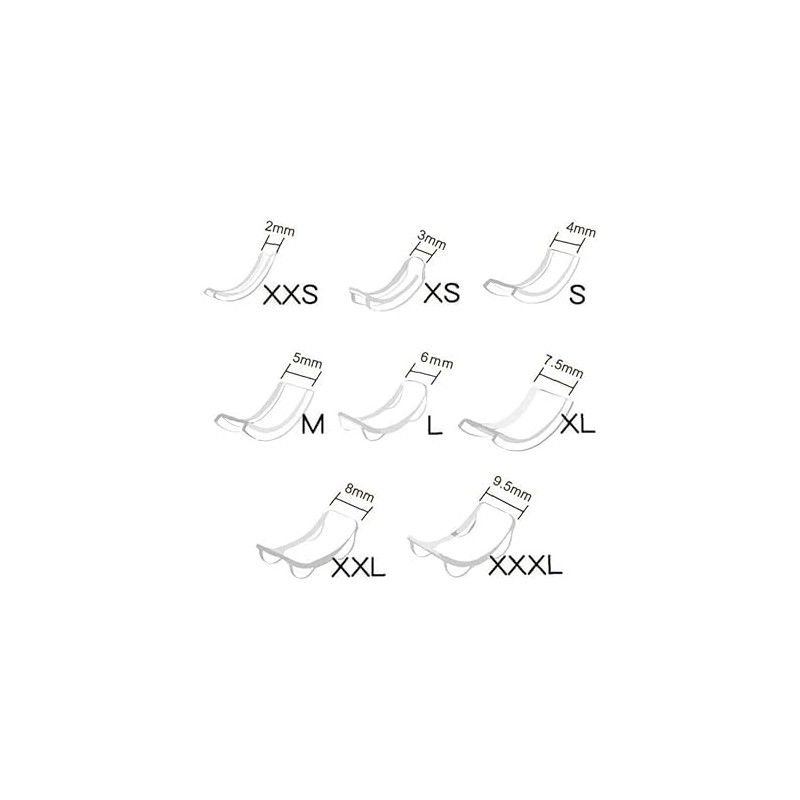 8 Pcs Ring Size Adjuster Invisible Ring Size Adjuster For