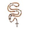 Intercession Our Father Sacred Handmade Solid Wood Rosary (St Benedict