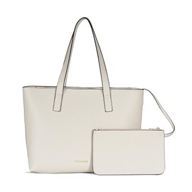 molshine Tote Bags, Large PU Leather Shoulder handbag, Vintage Laptop Satchel Purse for Work Women Lady Model DLK0047 (Apricot)