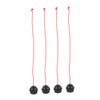 BESPORTBLE 4pcs Portable Snooker Chalk Holder Rubber Cap for Pool