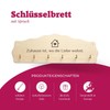 Geschenkissimo Home is Where Love Lives – Decorative Wooden Key