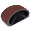 100x560mm Sanding Belt Assorted Pack, 10 Pcs (2 Each of