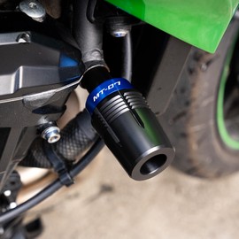 MOWOK Fit for YAMAHA MT-07 fz07 MT07 Tracer 2014-2021 2022 2023 2024 2025 Motorcycle Accessories Frame Sliders Crash Protector Engine Guard Falling Protection Pad (Blue)