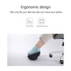 Foot Rest Under Desk Cushion Ergonomic Half Cylinder Pad for