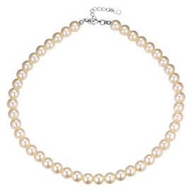 Classic Pearl Choker Necklace Bridal Pearl Beads Necklace Fashion Jewelry for Women