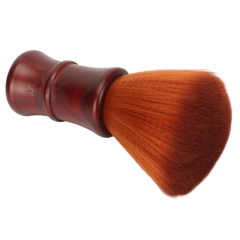 Men Beard Brush Soft Nylon Hair Wooden Handle Beard Grooming