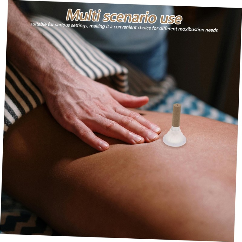 SAFIGLE 50pcs Thickened Moxibustion Stick Moxa Rolls Moxibustion Accessory for