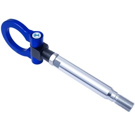CAR CAN'T FLY Racing Style Front Rear Bumper Trailer Ring Blue Towing Tow Hook for Subaru BRZ Impreza WRX Sti Scion FR-S Toyota 86