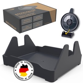 STERNEKOCH® Thermomix Lid Holder - TM5 and TM6 Lid Holder - Made in Germany - Ideal Thermomix Accessory TM6 - Finally Place Thermomix Lid Stress-Free - With Drip Tray (Anthracite)