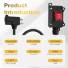 STARELO Extension cord with on/off switch, IP66 waterproof,Inline Power Switch