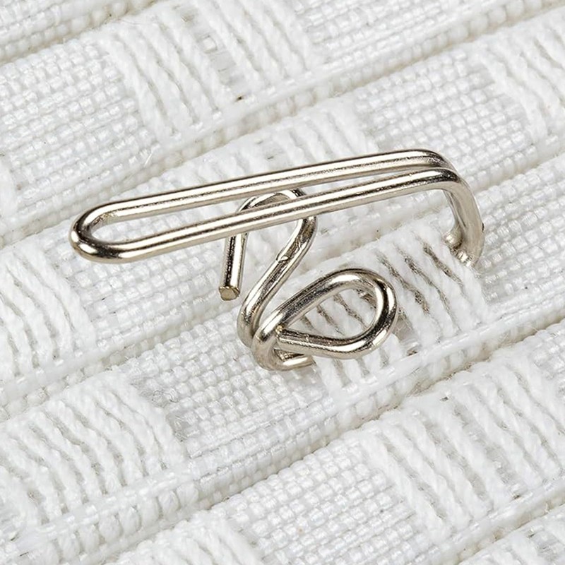 Heavy Duty Metal Curtain Drapery Hooks (50 Pack) Curtains, Drapes,