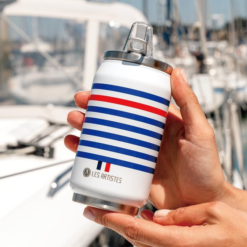 Les Artistes Paris Pull Can'It 280 ml Design Striped White
